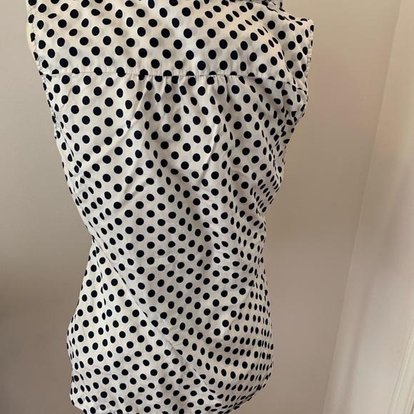 Tommy Hilfiger polka dot Cotton top, size M - Picture 3 of 4